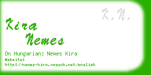 kira nemes business card